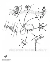 PARTIE ELECTRIQUE 2 pour Yamaha SR 1996