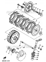 EMBRAYAGE DE DEMARREUR pour Yamaha SR 1997
