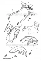 GARDE BOUE pour Yamaha SR 1997