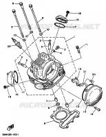 CULASSE pour Yamaha SR 1997
