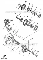 VILEBREQUIN / PISTON pour Yamaha SR 1997