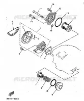 POMPE A HUILE pour Yamaha SR 1997