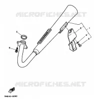 ECHAPPEMENT pour Yamaha SR 1997