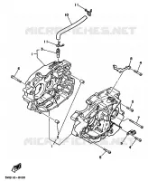 CARTER MOTEUR pour Yamaha SR 1997