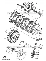 EMBRAYAGE DE DEMARREUR pour Yamaha SR 1997