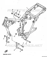 CADRE pour Yamaha SR 1997