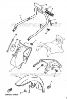 GARDE BOUE pour Yamaha SR 1997
