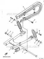BRAS OSCILLANT / AMORTISSEUR pour Yamaha SR 1997