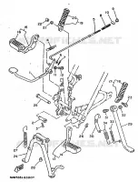 SUPPORT / REPOSE PIEDS pour Yamaha SR 1997