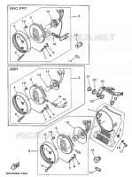 PHARE  pour Yamaha SR 1997
