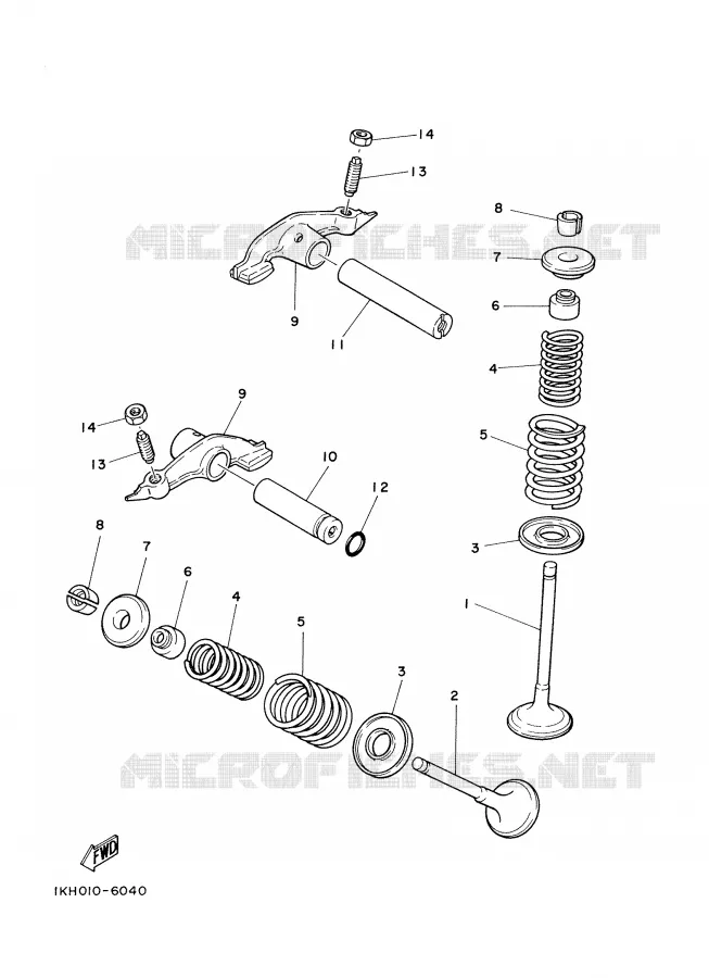 SOUPAPE Yamaha MOTO 125 2000 SR  SR125