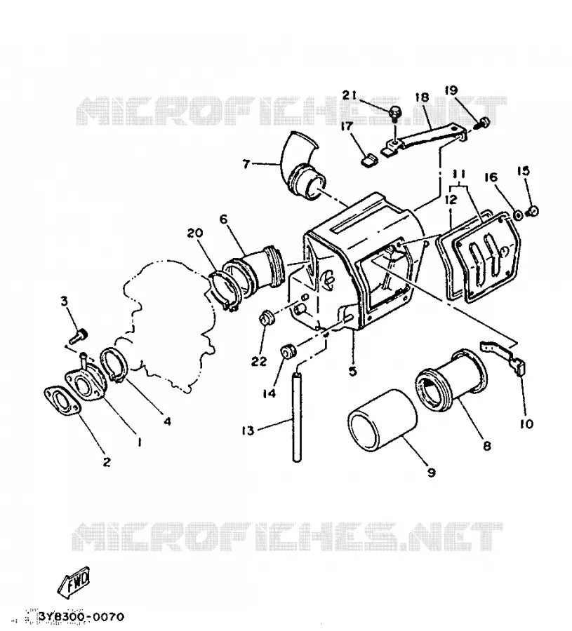 ADMISSION Yamaha MOTO 250 1991 SR  SR250