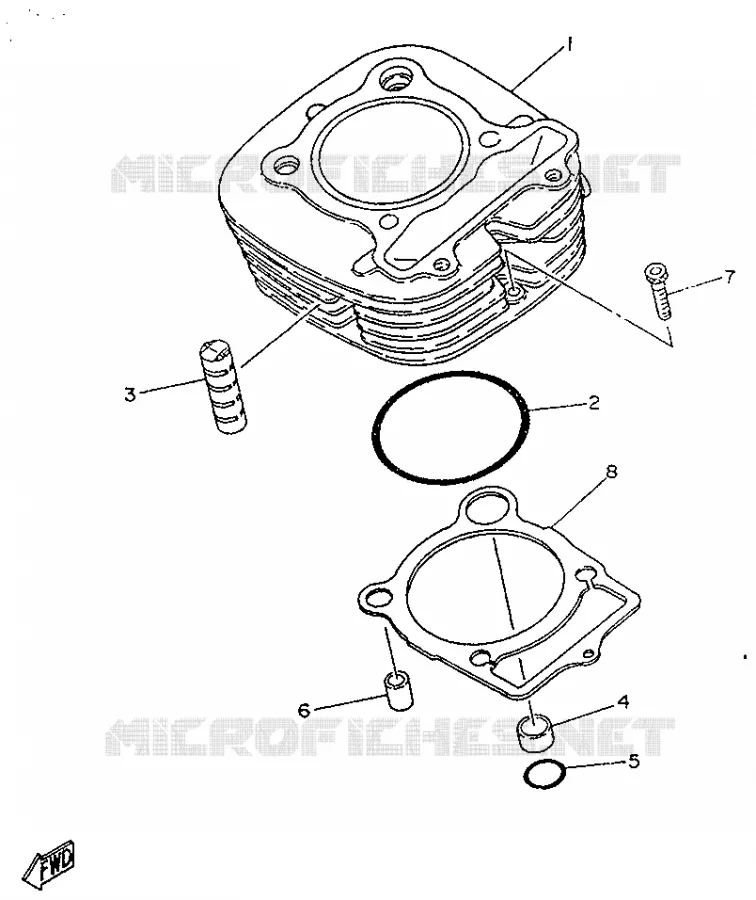 CYLINDRE Yamaha MOTO 250 1996 SR  SR250