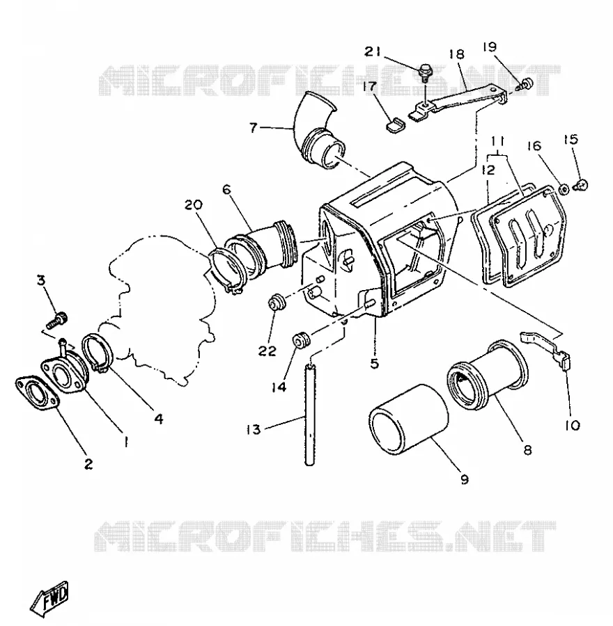 ADMISSION Yamaha MOTO 250 1996 SR  SR250