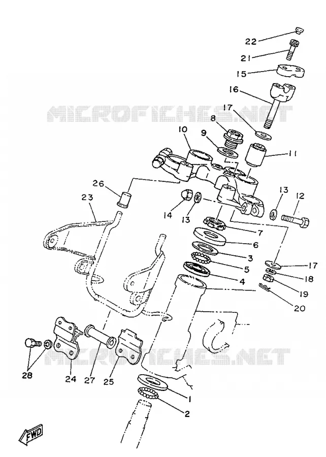 DIRECTION Yamaha MOTO 250 1996 SR  SR250