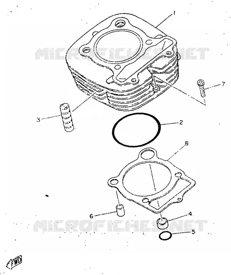 CYLINDRE Yamaha MOTO 250 1996 SR  SR250
