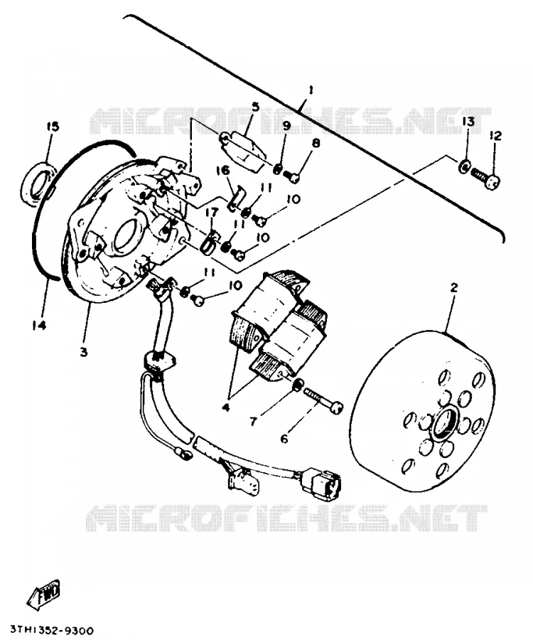 ALLUMAGE Yamaha MOTO 250 1990 SR  SR250SP
