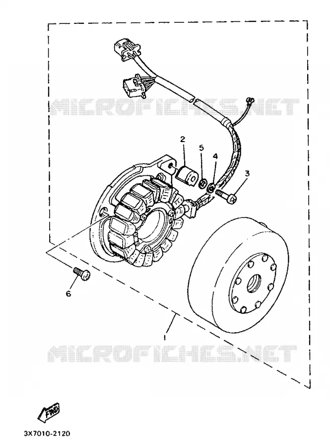ALLUMAGE Yamaha MOTO 500 1987 SR  SR500