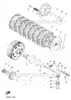 EMBRAYAGE DE DEMARREUR pour Yamaha SR 1995