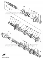 TRANSMISSION pour Yamaha SR 1995