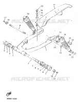 BRAS ARRIERE pour Yamaha SR 1995