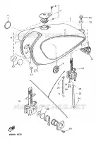 RESERVOIR A ESSENCE pour Yamaha SR 1995