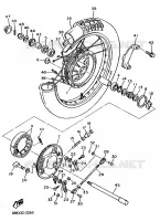 ROUE AVANT pour Yamaha SR 1995