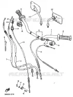 GUIDON ET CABLES pour Yamaha SR 1995