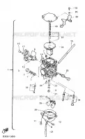 CARBURATEUR pour Yamaha SR 1995