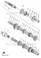 TRANSMISSION pour Yamaha SR 1995