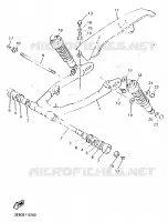 BRAS ARRIERE pour Yamaha SR 1995
