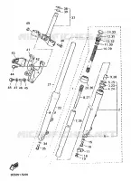 FOURCHE pour Yamaha SR 1995