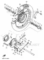 ROUE AVANT pour Yamaha SR 1995