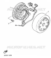 ALLUMAGE pour Yamaha SR 1995