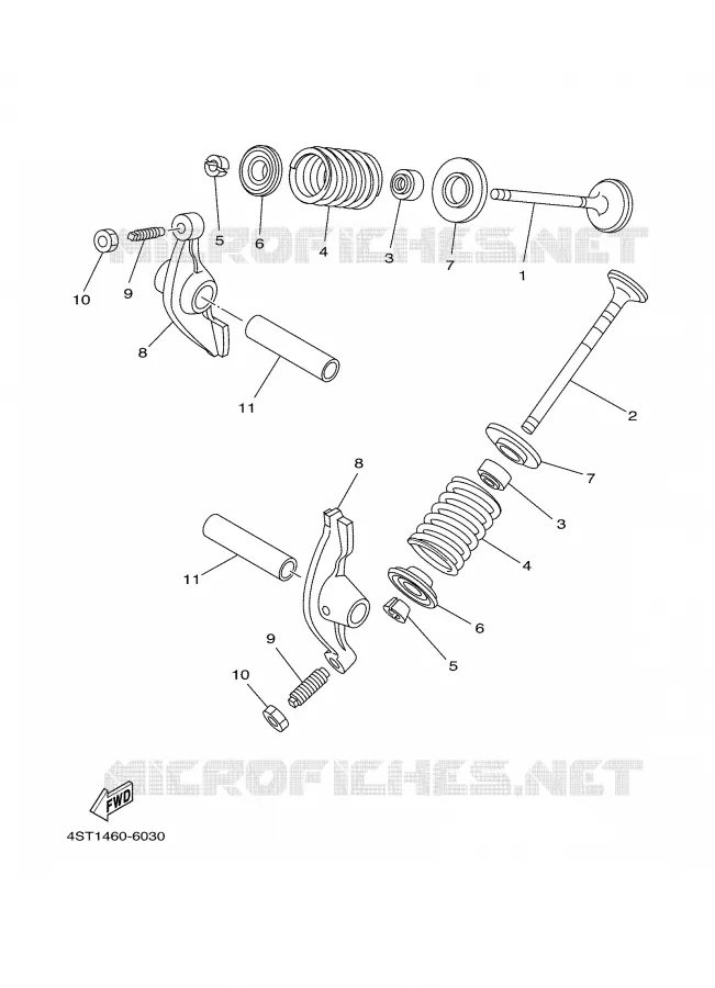 SOUPAPE Yamaha SCOOTER 110 2005 CRYPTON  T110