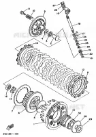 EMBRAYAGE DE DEMARREUR pour Yamaha TDM 1991