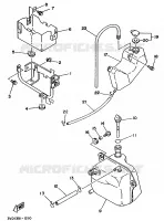 RESERVOIR D'HUILE pour Yamaha TDM 1991