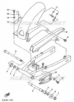 BRAS ARRIERE pour Yamaha TDM 1991