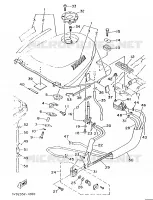 RESERVOIR A ESSENCE pour Yamaha TDM 1991