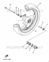 ROUE AVANT pour Yamaha TDM 1991