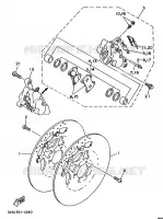 ETRIER DE FREIN AVANT pour Yamaha TDM 1991