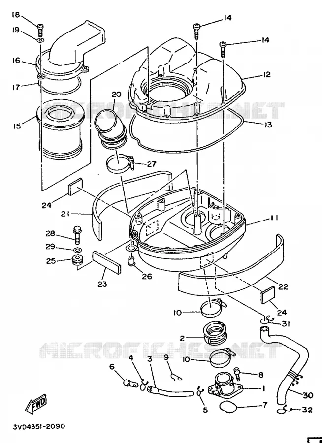 ADMISSION Yamaha MOTO 850 1992 TDM  TDM850