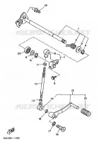 AXE DE SELECTEUR / PEDALE pour Yamaha TDM 1991