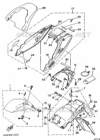 GARDE BOUE pour Yamaha TDM 1991