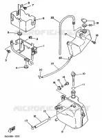 RESERVOIR D'HUILE pour Yamaha TDM 1991