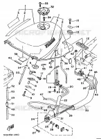 RESERVOIR A ESSENCE pour Yamaha TDM 1991