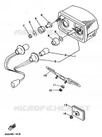 FEU ARRIERE pour Yamaha TDM 1991