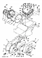 CARTER   MOTEUR 1 pour Yamaha TDM 1991