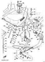 RESERVOIR A ESSENCE pour Yamaha TDM 1991