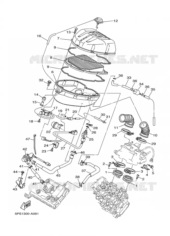 ADMISSION Yamaha MOTO 900 2004 TDM  TDM900